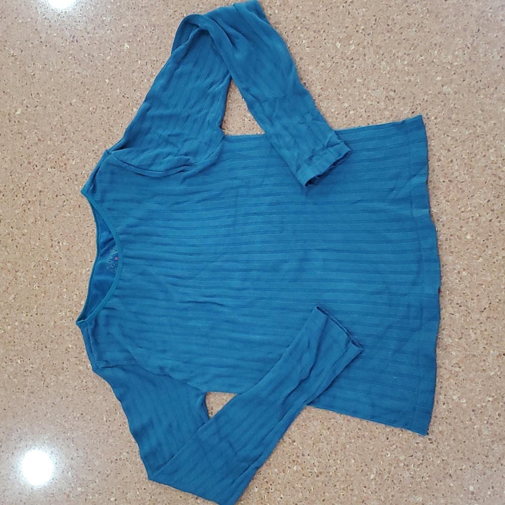 💥50% sale💥Lover blue long sleeve shirt L #R31
